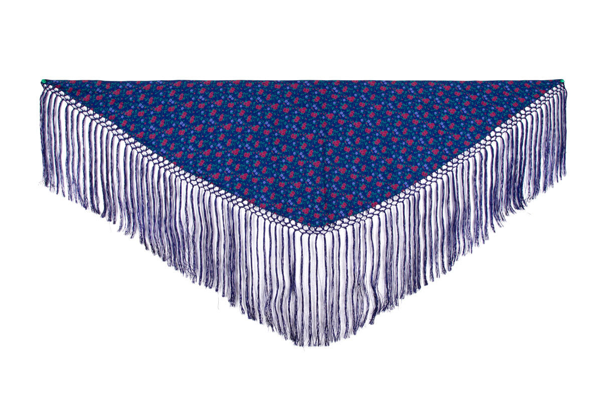 Mantoncillo liberty azúl eléctrico niña