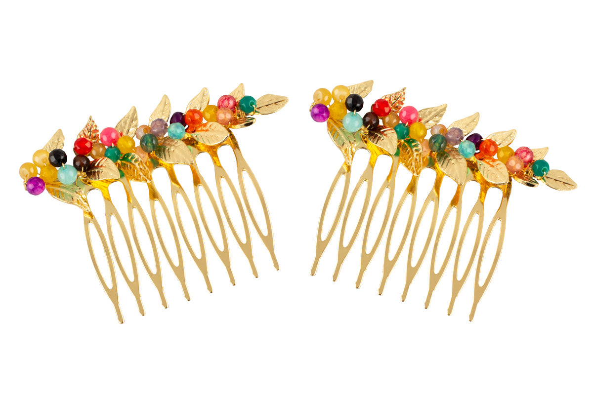 Peinecillo flamenca niña piedras colores MiBebesito