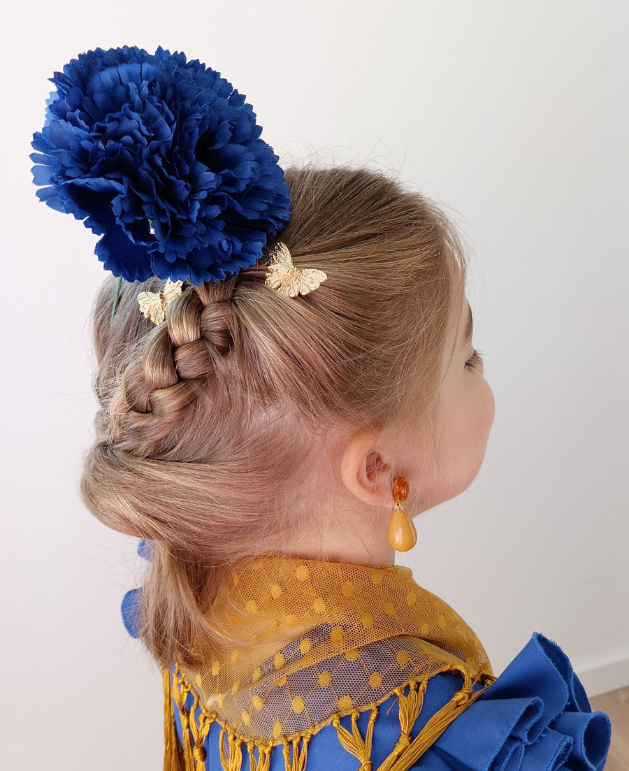 Peinecillo para el pelo oro mariposa pequeña MiBebesito
