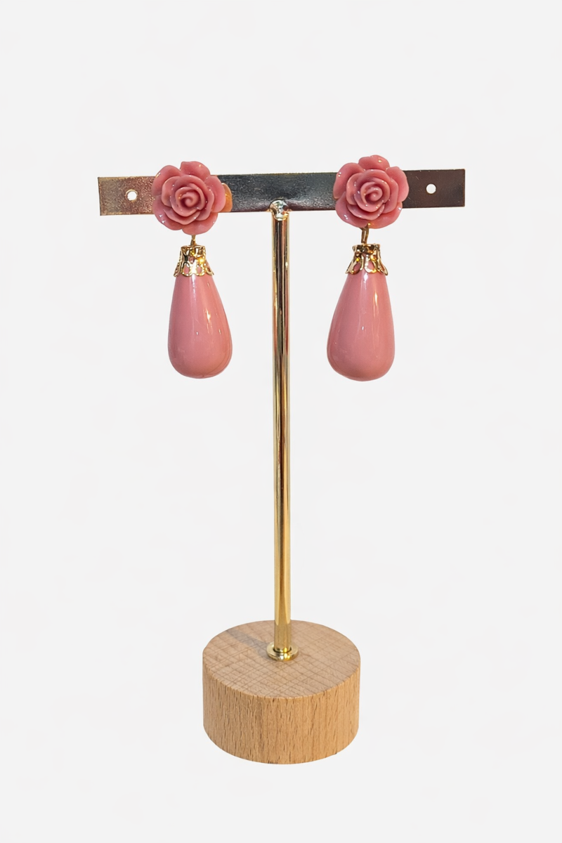 Pendientes Flamenca Niña Flor Con Lágrima