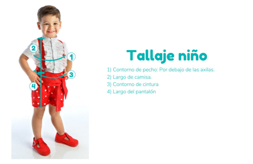 Traje de gitano campero para niño