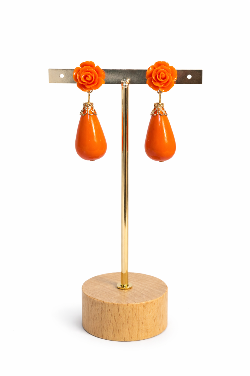 Pendientes Flamenca Niña Flor Con Lágrima